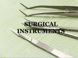 Surgical instruments
 