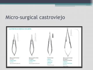 Micro-surgical castroviejo
 