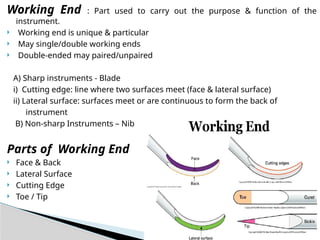 Ending Instruments PERIODONTAL INSTRUMENTS - Diagnostics, Non-Surgical & Surgical.pptx