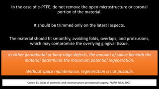Periodontal membranes – part 2 | PPTX