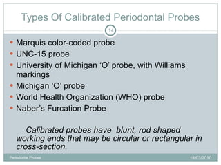 Periodontal probes | PPT