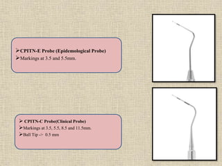 Periodontal probing and techniques | PPTX