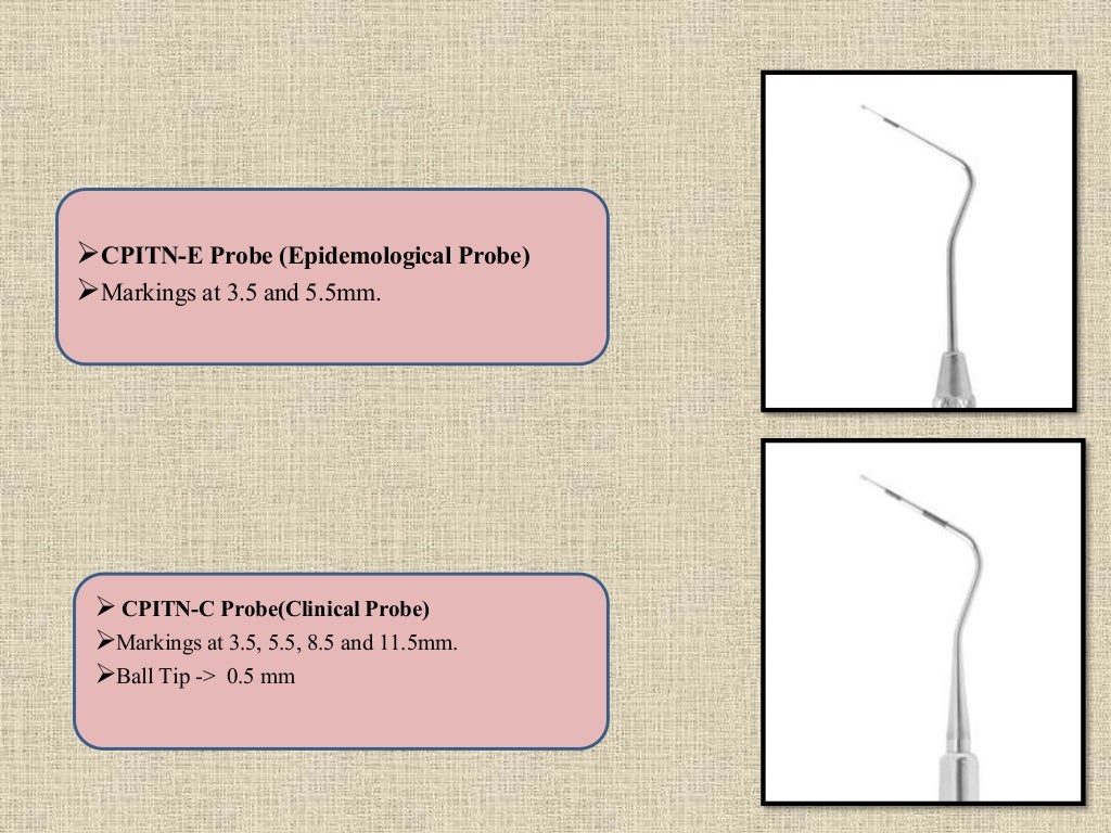 Periodontal probing and techniques