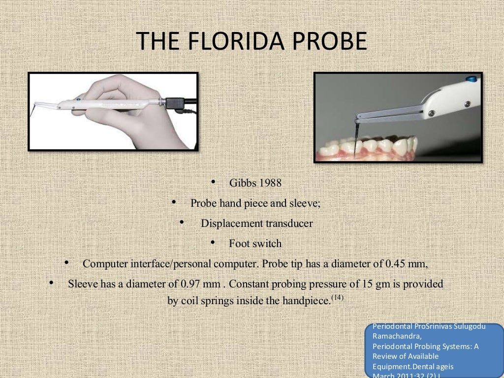 Periodontal probing and techniques