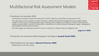 Periodontal risk &amp; making risk assessment | PPT