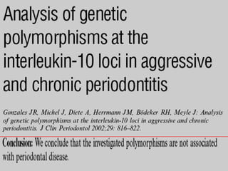 Aggressive Periodontitis