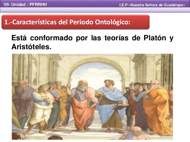 Resultado de imagen para periodo ontologico