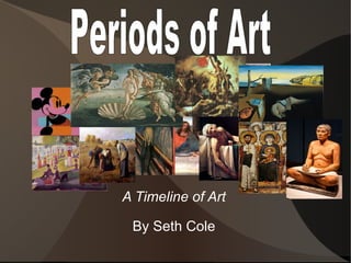 A Timeline of Art By Seth Cole Periods of Art  