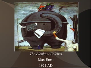The Elephant Celebes Max Ernst 1921 AD 