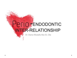 -ENDODONTIC
INTER-RELATIONSHIP
Dr. Diana Mostafa Abo EL Ola
 