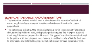 Abrading Form Periodontics - adjunctive role of orthodontic therapy | PPTX