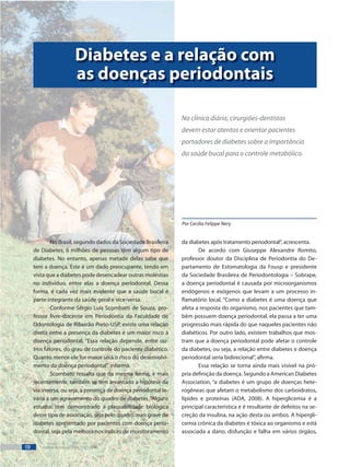 Perio News 2008 Doença Periodontal e Diabetes | PDF