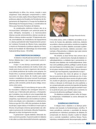 Perio News 2008 Doença Periodontal e Diabetes | PDF