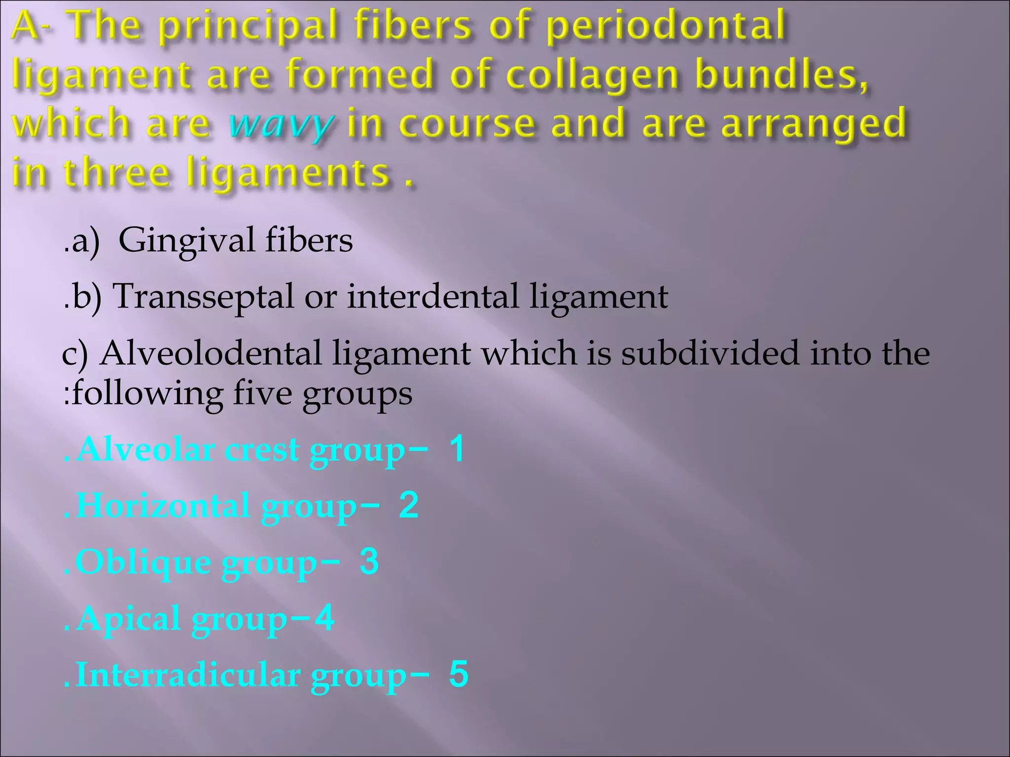 Perioontal ligament lecture | PPT