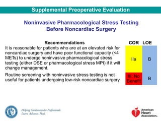 Perioperative cardiac assesment and interventions | PPTX