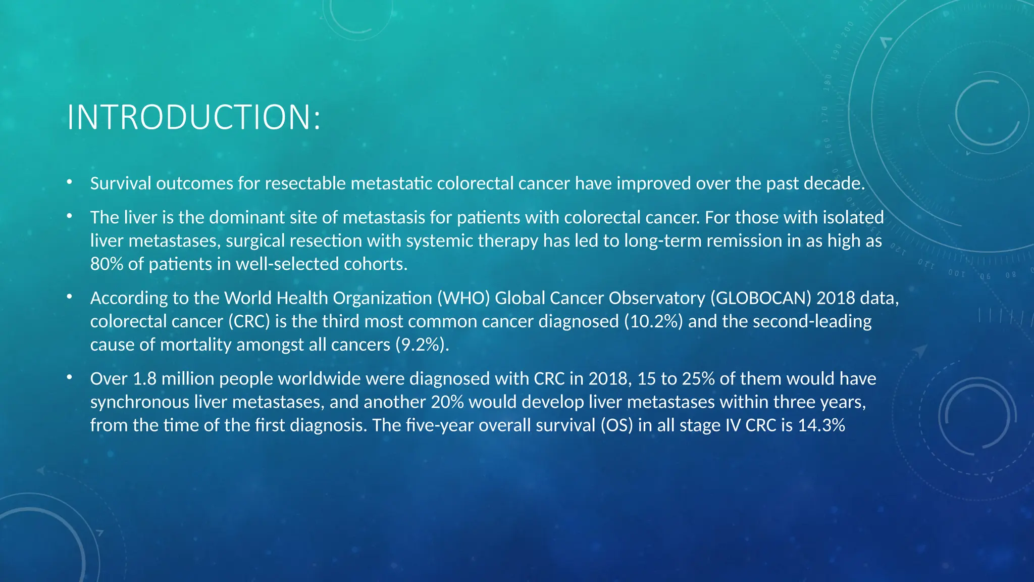 Resectable Organization Perioperative Chemotherapy for Liver Metastasis of Colorectal Cancer.pptx