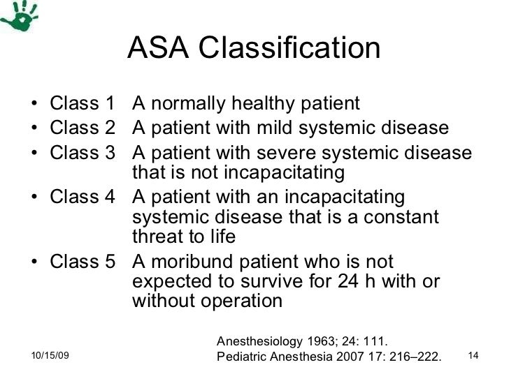 Perioperative Evaluation and Treatment In Pediatrics