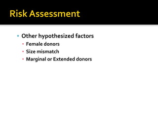 Perioperative Heart Transplant Management and Complications by Dr ...