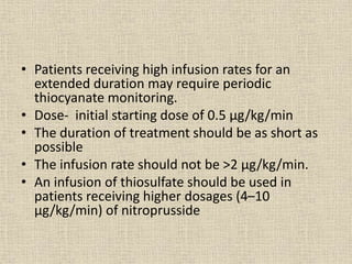 Perioperative hypertension- Definition, management | PPTX