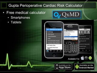 Perioperative medicine - Internal Medicine Board Review Conference | PPTX