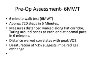 Normal 6mwt Perioperative nursing care in critical care icu | PPTX