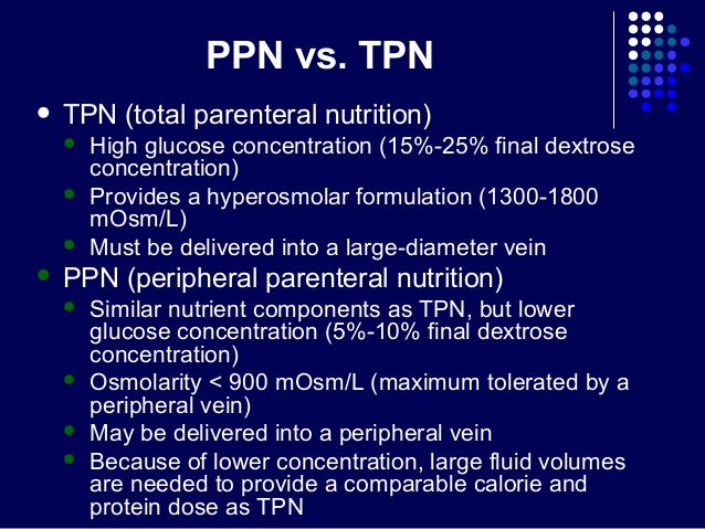 Perioperative nutrition support