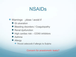 Perioperative pain management | PPT
