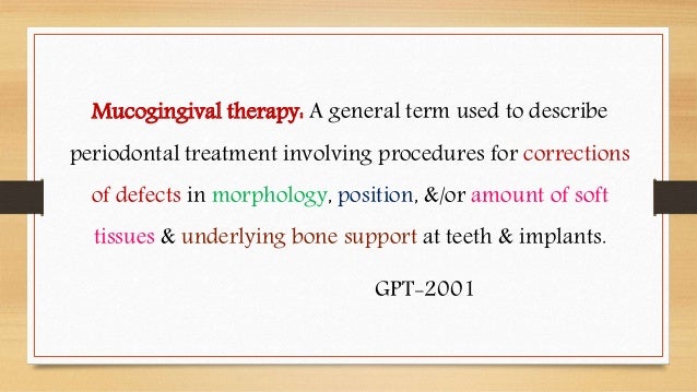 Periodontal Plastic Surgery