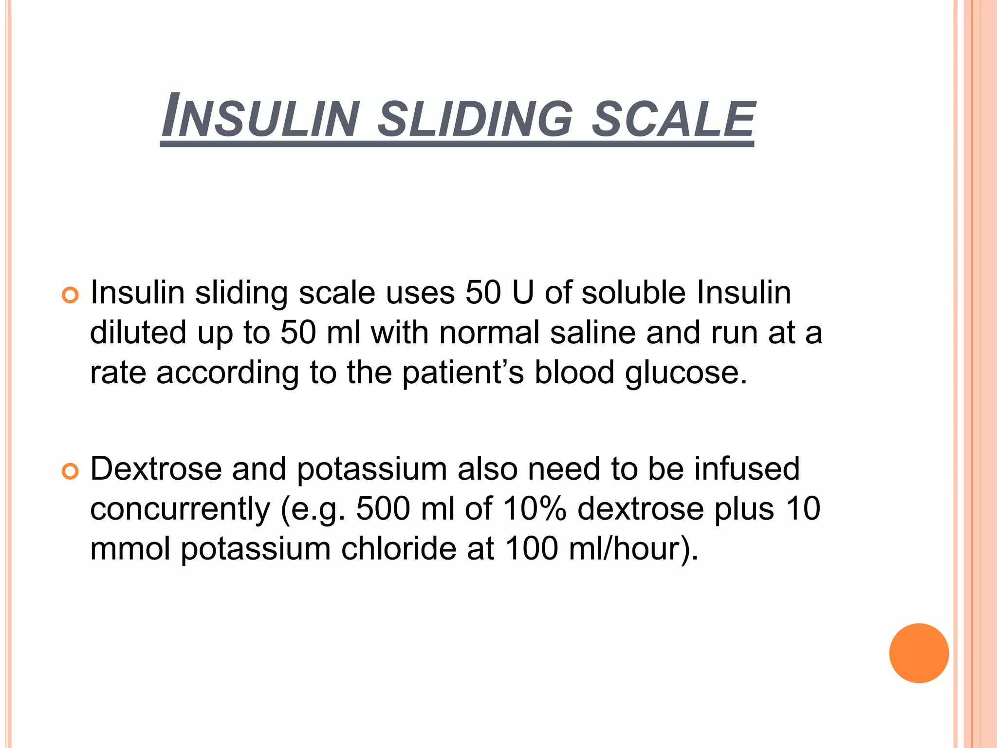Periop management of diabetes | PPTX