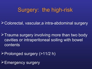 Perioptimization of high risk surgical patient | PPT