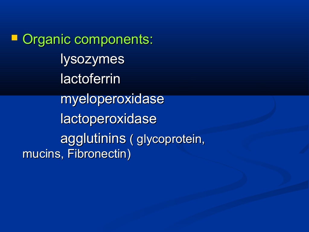 defence mechanisms of oral cavity