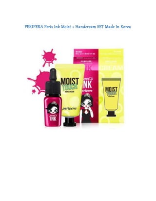 PERIPERA Peris Ink Moist + Handcream SET Made In Korea
 