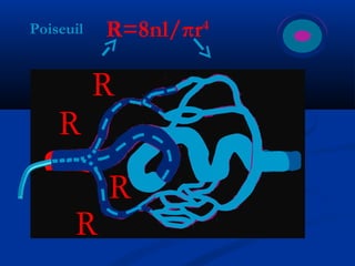 R
R
R
R
R=8nl/πr4Poiseuil
 