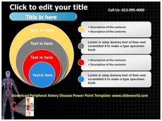Peripheral artery disease powerpoint template | PPTX