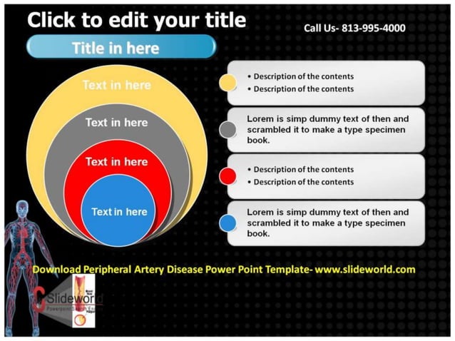 Peripheral artery disease powerpoint template | PPTX