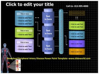 Peripheral artery disease powerpoint template | PPTX