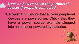 Computer Peripheral Devices (Input, Output, Input/Output Device | PPTX