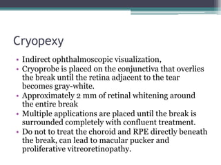 Peripheral fundus & its disorders | PPTX