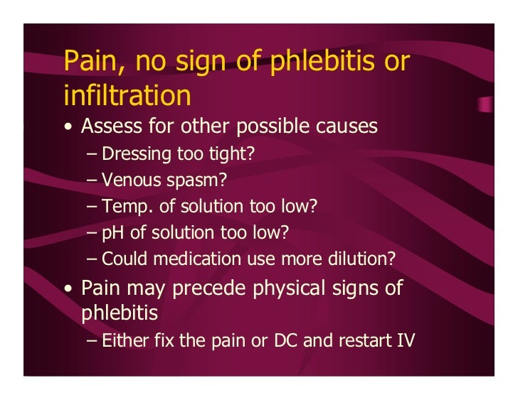 peripheral ivs and phlebitis Maki dgringer m risk factors for infusion-related phlebitis with small peripheral venous catheters peripheral intravenous catheters ivs ltd , schaffhausen. peripheral ivs and phlebitis Maki dgringer m risk factors for infusion-related phlebitis with small peripheral venous catheters peripheral intravenous catheters ivs ltd , schaffhausen.