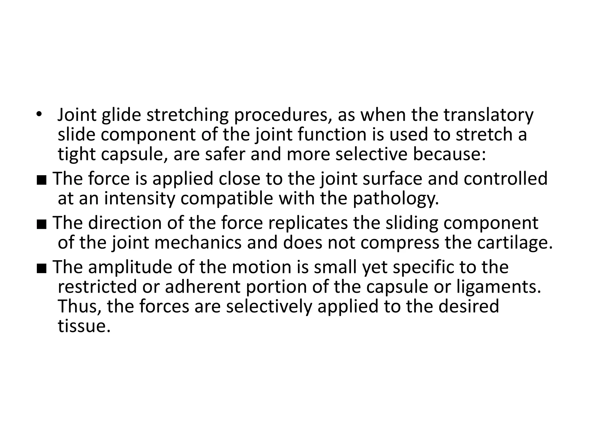 Peripheral joint mobilization | PPTX