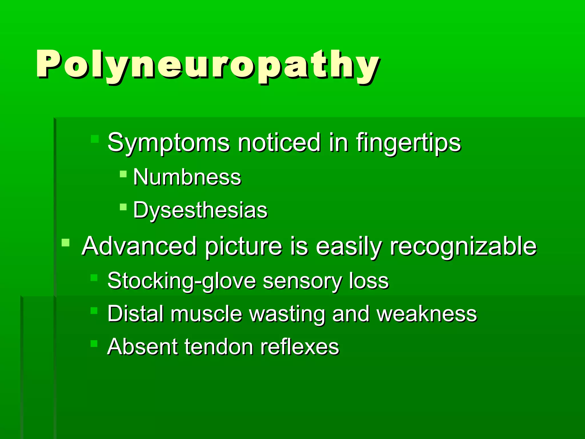 Peripheral neuropathy | PPT