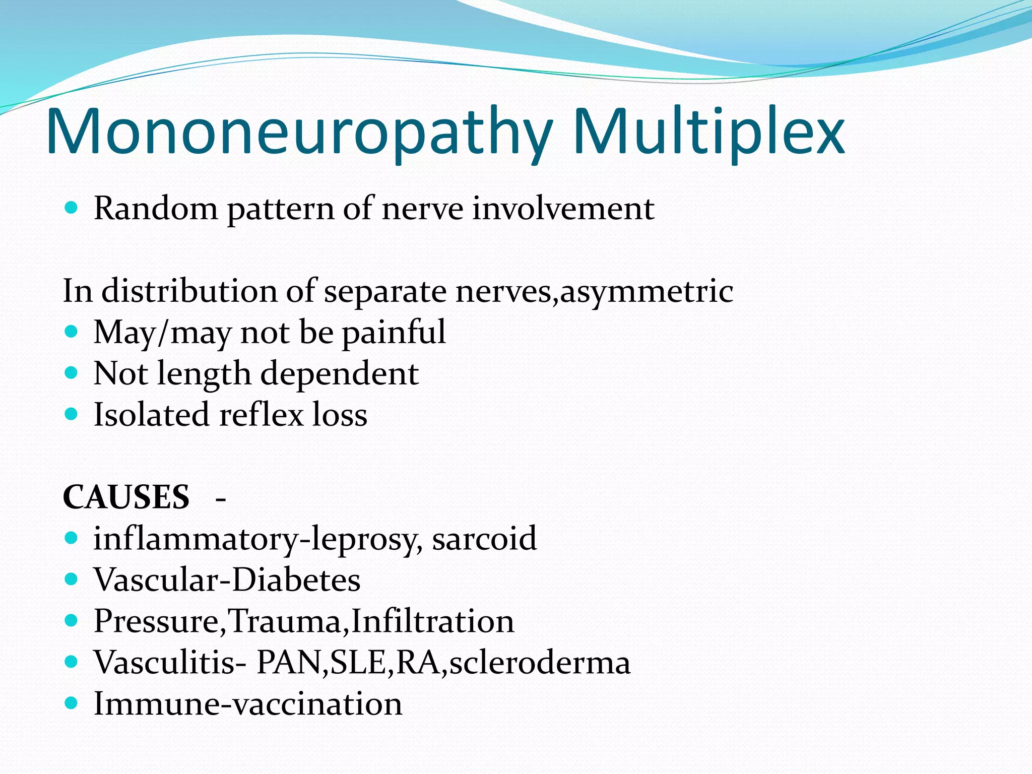 Peripheral neuropathy Anatomy, Physiology and Diseases