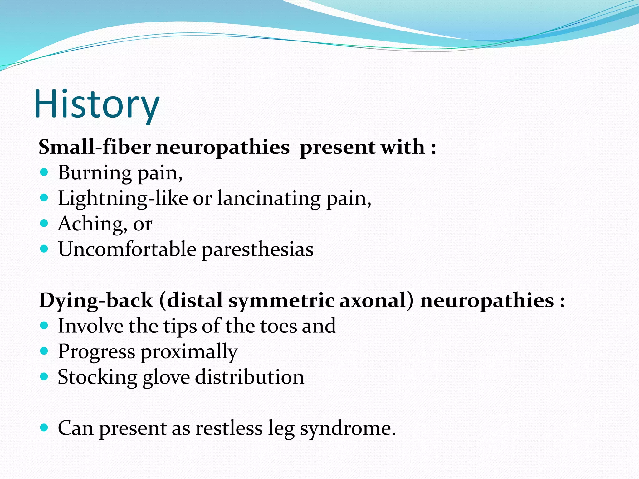 Peripheral neuropathy Anatomy, Physiology and Diseases