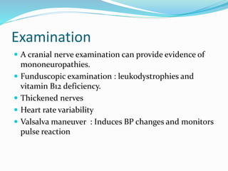 Peripheral neuropathy Anatomy, Physiology and Diseases | PPTX