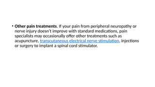 Peripheral Neuropathy causes types managment risks | PPTX
