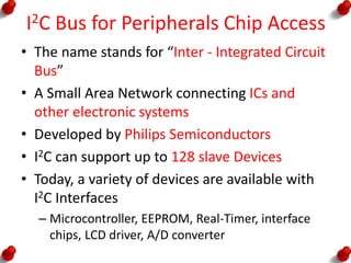 Peripherals and interfacing | PPTX