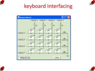 keyboard Interfacing
 
