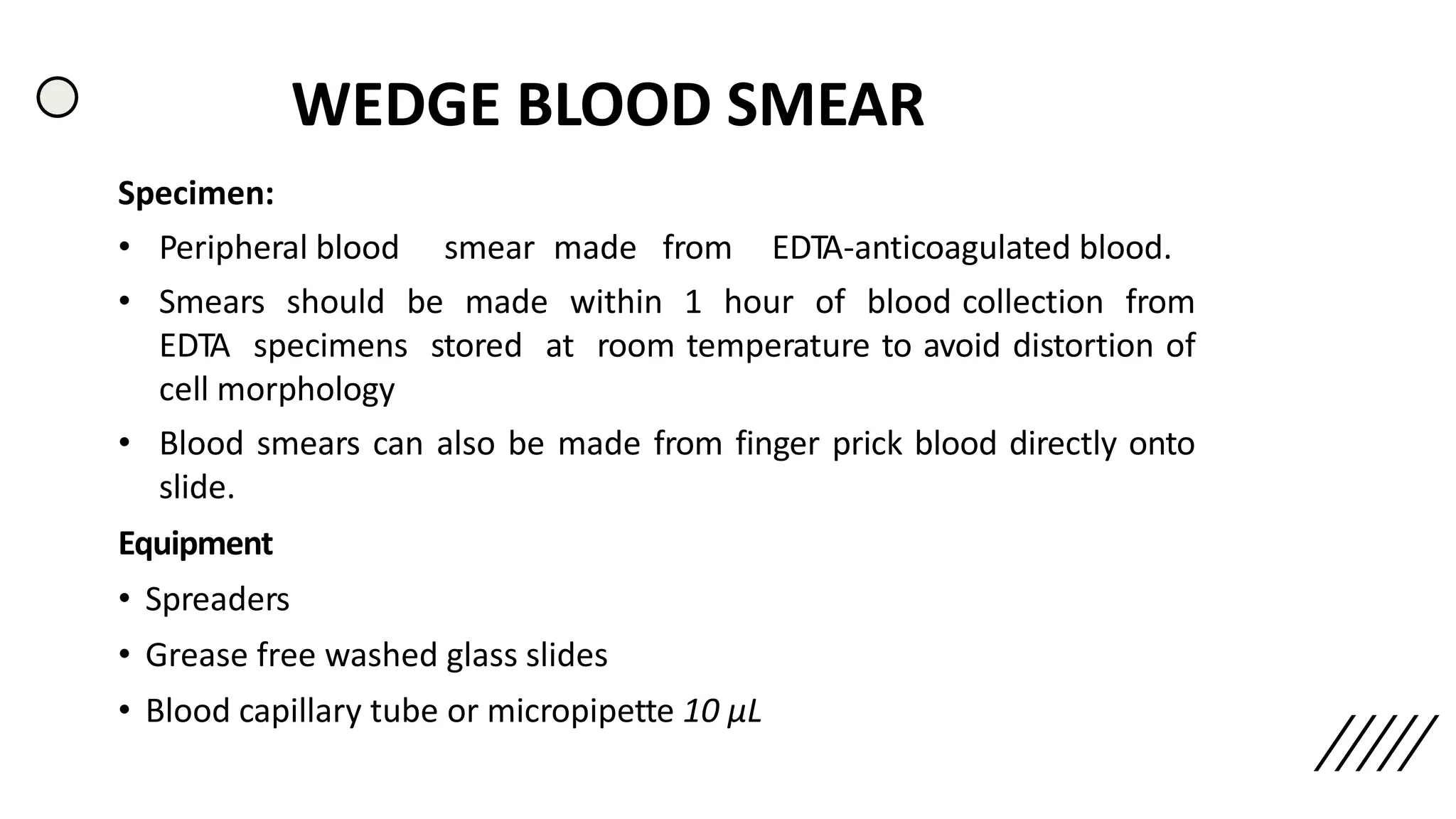 Peripheral smear staining and morphology | PDF | Blood Disorders ...