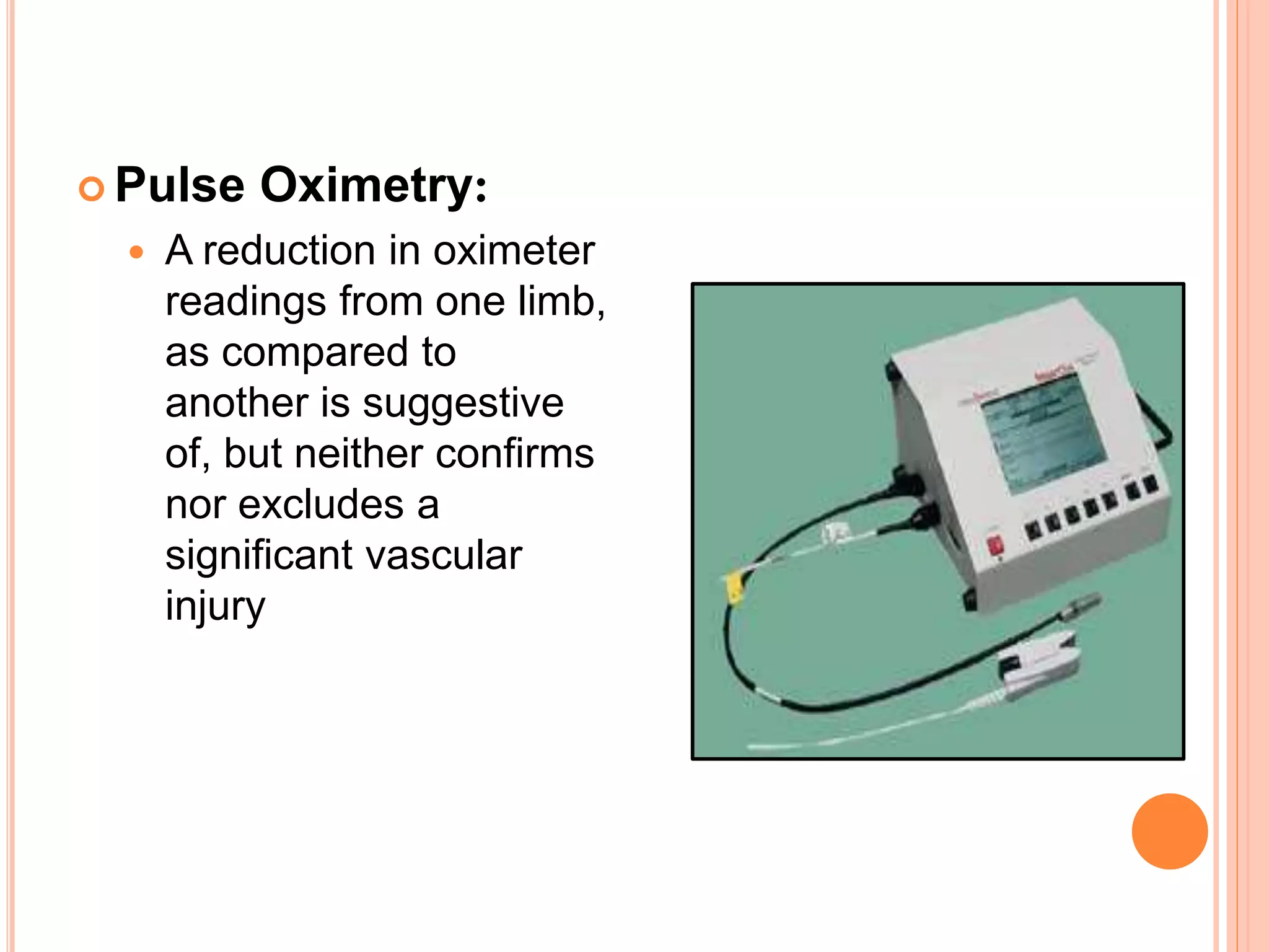 Peripheral Vascular Injuries | PPTX