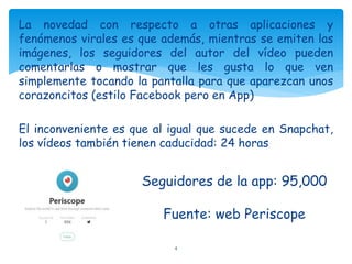 Periscope el último fenómeno digital | PPT | Descarga Gratuita